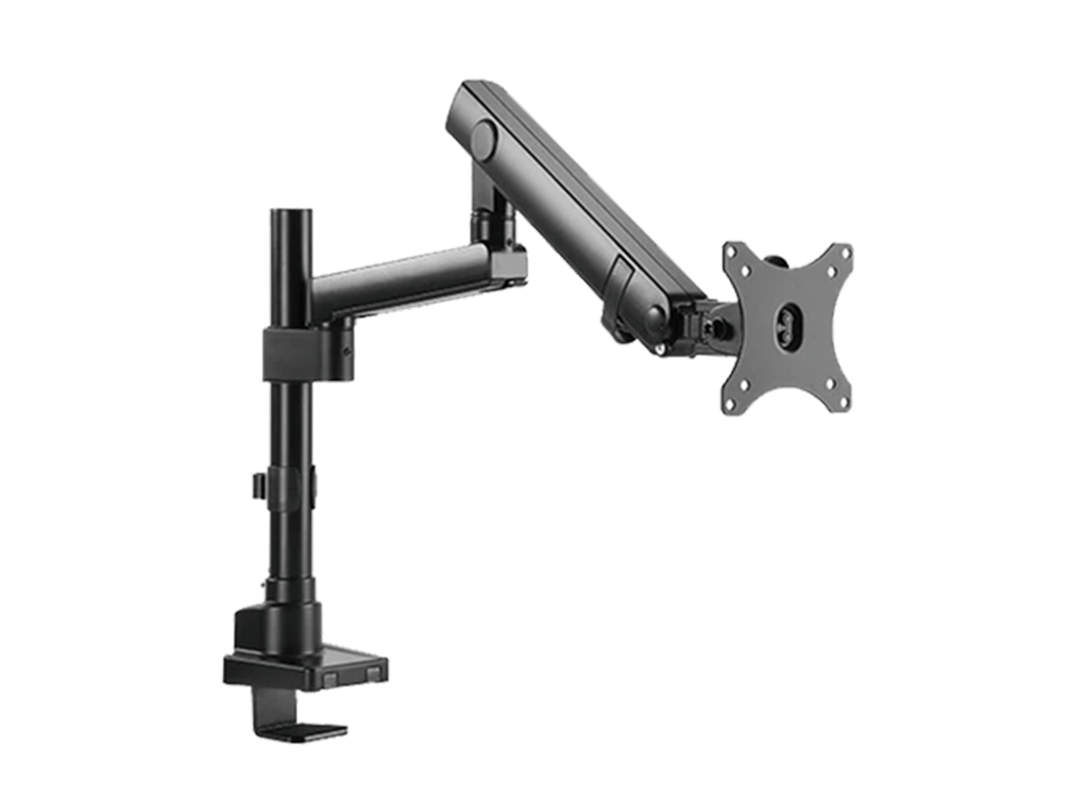 Twisted Minds TM-20-C06P Single Slim Pole Mounted Spring Assisted Monitor Arm in Qatar Twisted Minds TM-20-C06P Single Slim Pole Mounted Spring Assisted Monitor Arm in Qatar